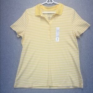 Croft & Barrow Yellow Polo NWT